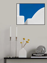 modern Cycladic architecture - abstract Poster och Canvastavla