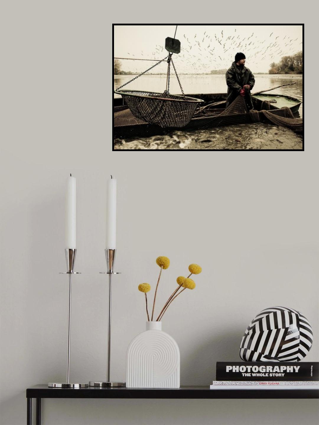 Fishing Poster och Canvastavla