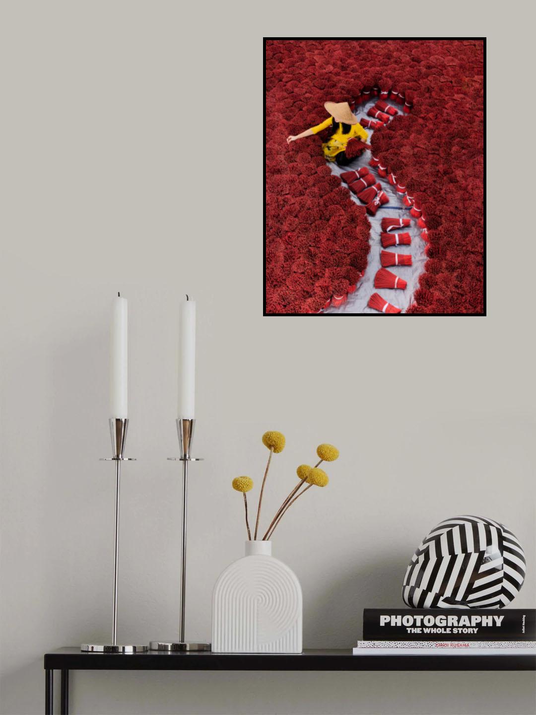 Mei Mei njemur Dupa Poster och Canvastavla