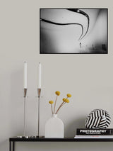 curved hallway Poster och Canvastavla