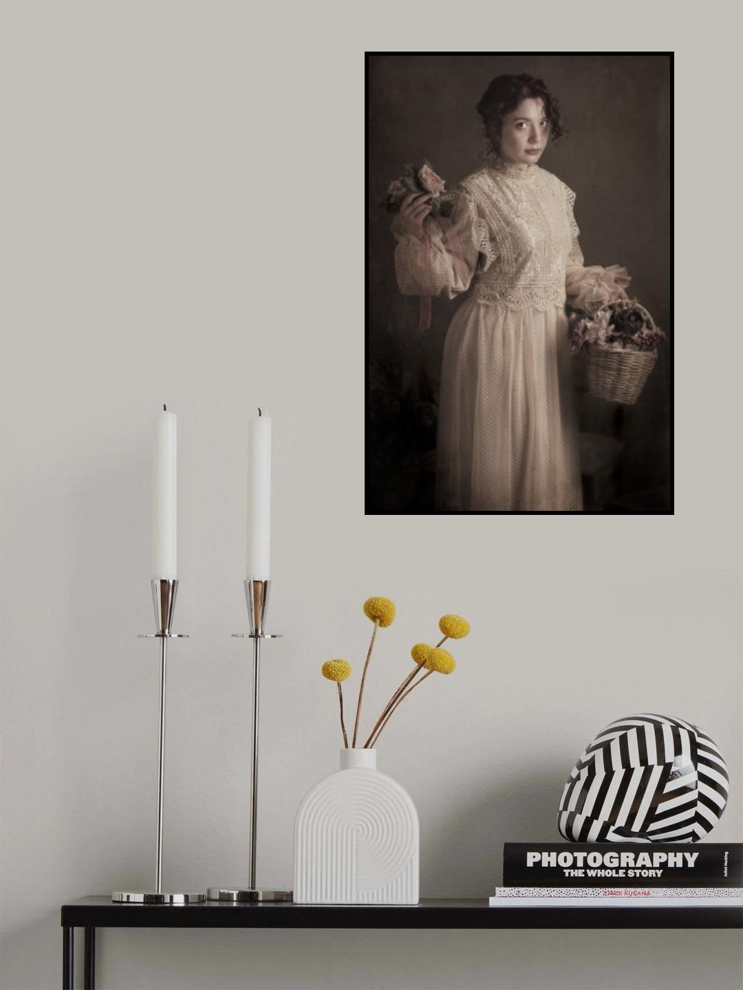 Flowers in the Garden Poster och Canvastavla