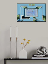 Abstract of a building Poster och Canvastavla