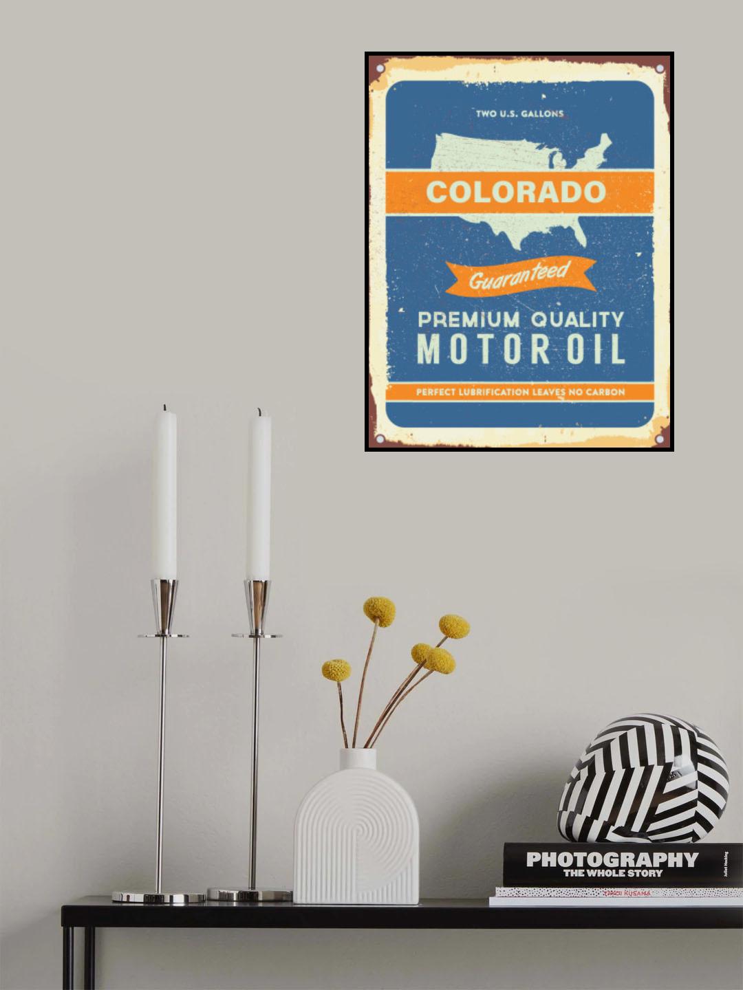 Colorado Oil Poster och Canvastavla