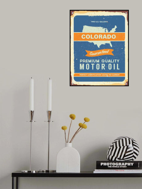 Colorado Oil Poster och Canvastavla