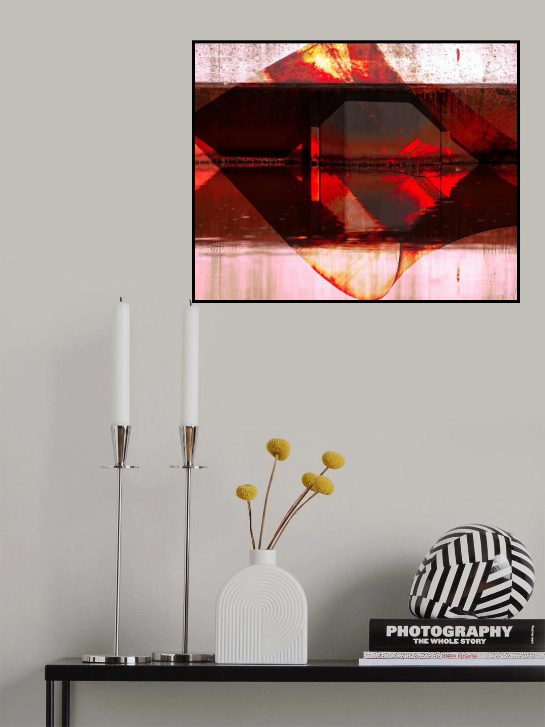 Red red red. Poster och Canvastavla