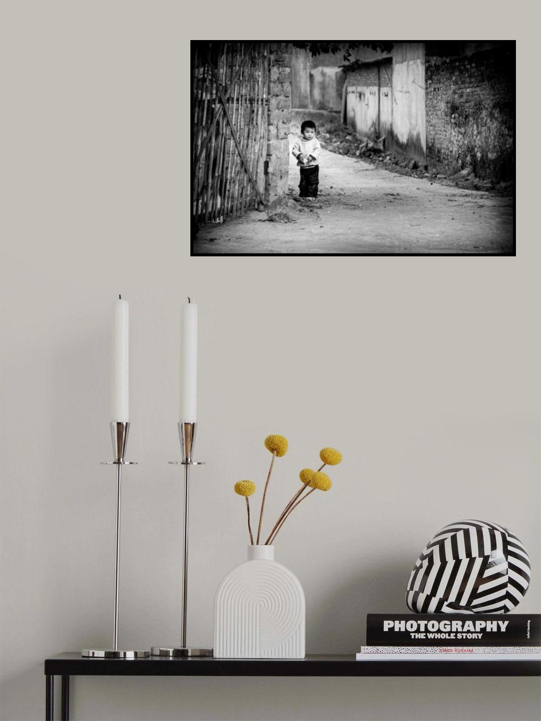 Curious Poster och Canvastavla