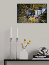 Woman at Work I Poster och Canvastavla
