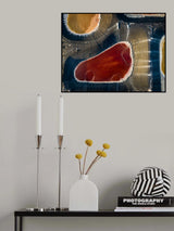 Red mineral pond Poster och Canvastavla
