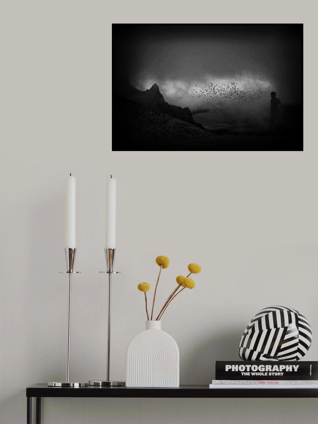 Exploring the crater Poster och Canvastavla