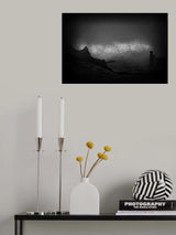 Exploring the crater Poster och Canvastavla