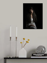 Girl in white dress Poster och Canvastavla