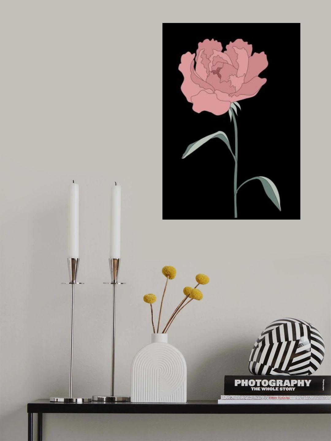 Peony 01 Poster och Canvastavla