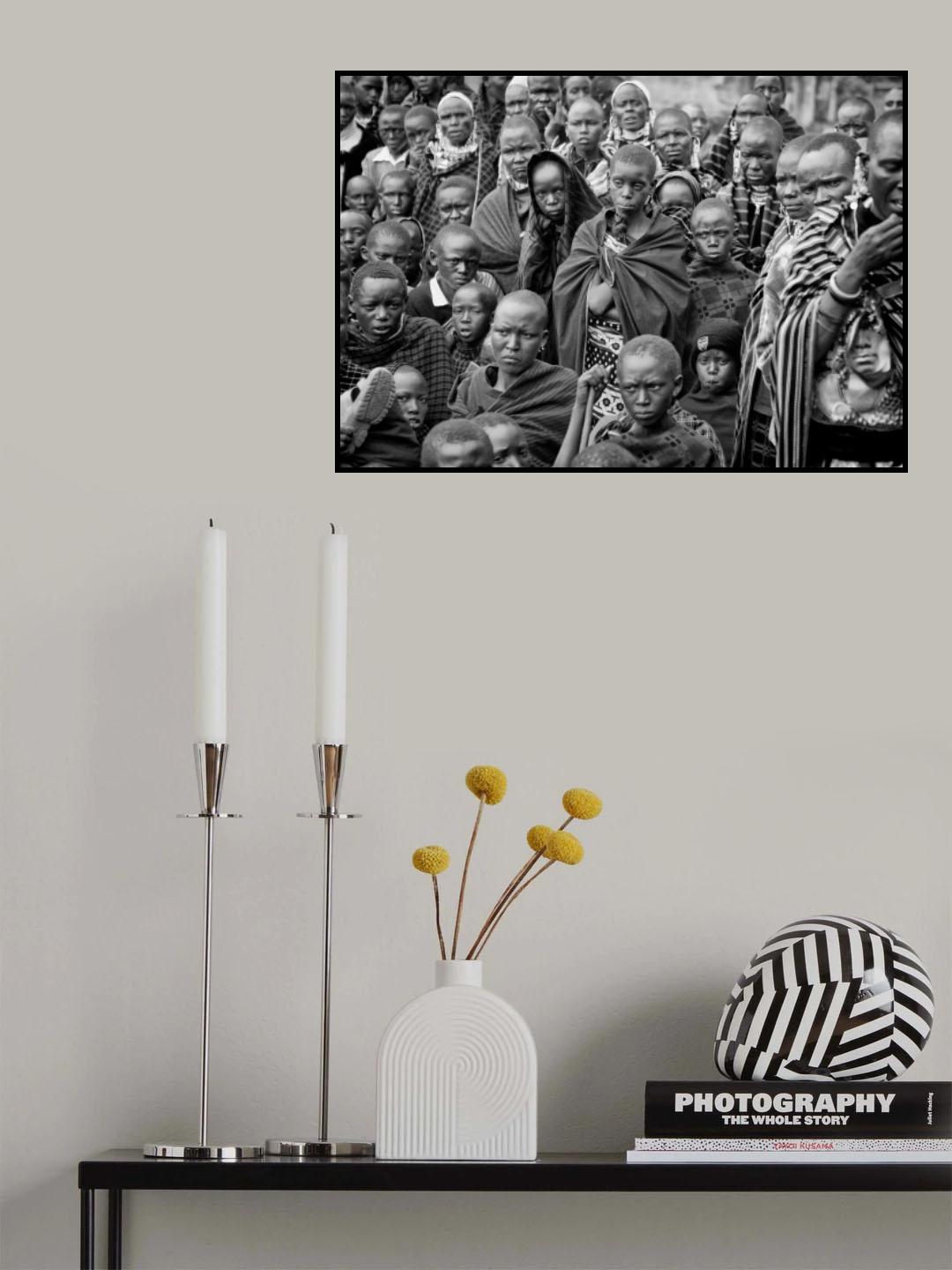 100 Faces Poster och Canvastavla