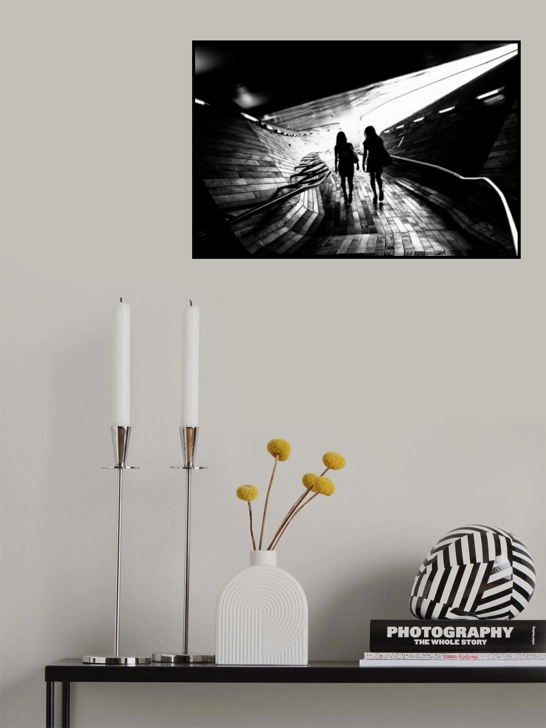 Walking towards the light Poster och Canvastavla