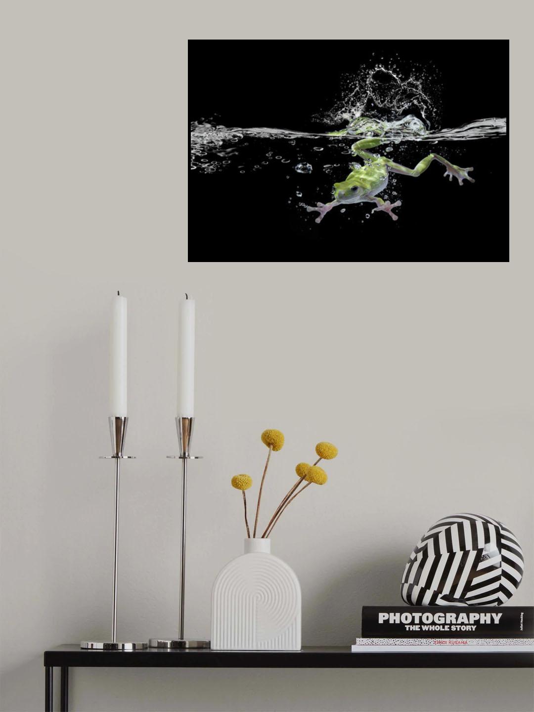 Swimming Poster och Canvastavla
