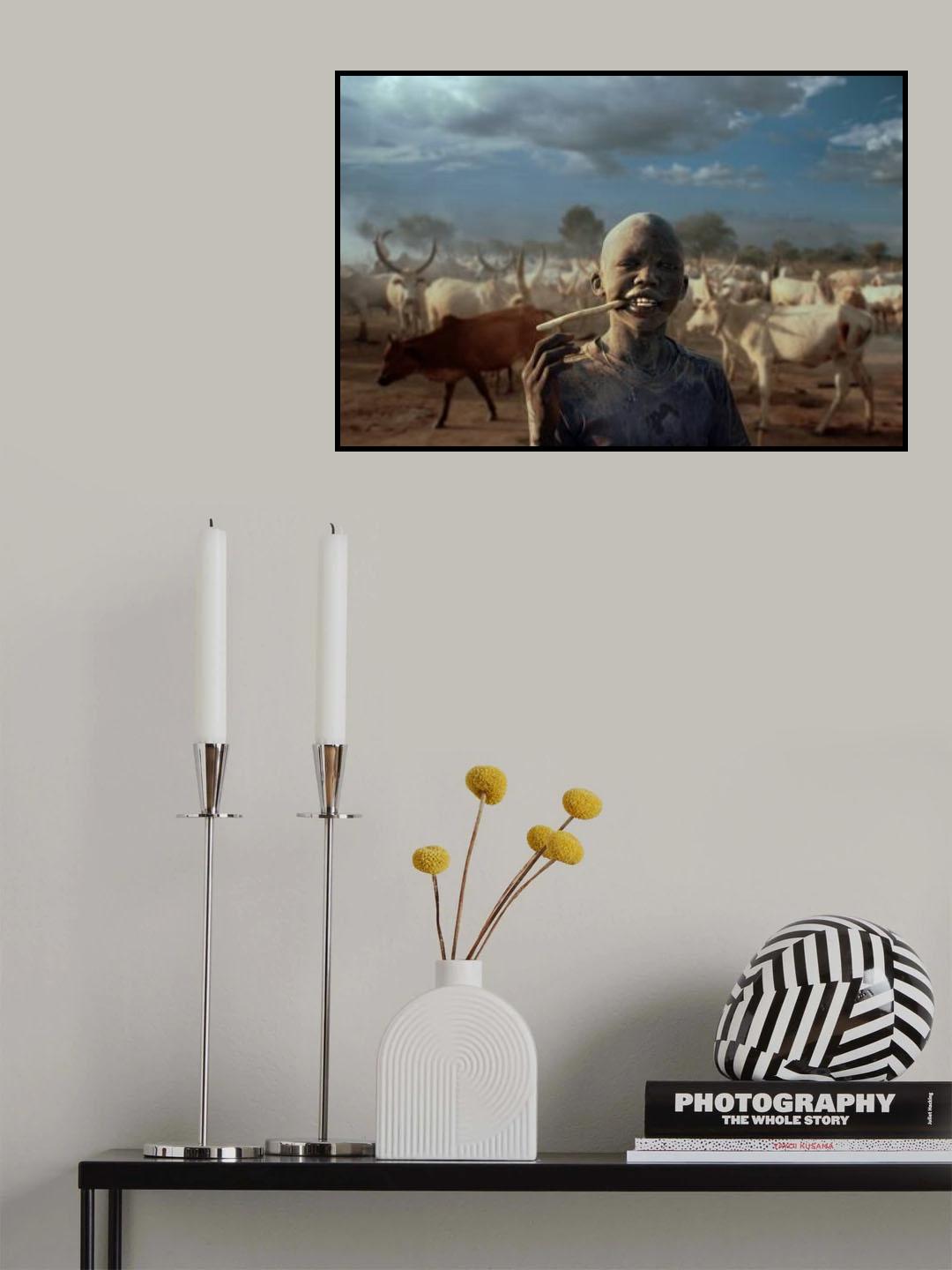 Mundari boy Poster och Canvastavla