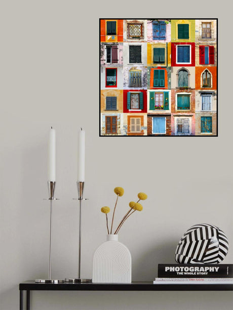 Twenty Five Windows Poster och Canvastavla