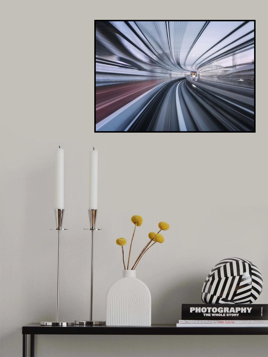 The Space-time Tunnel Poster och Canvastavla