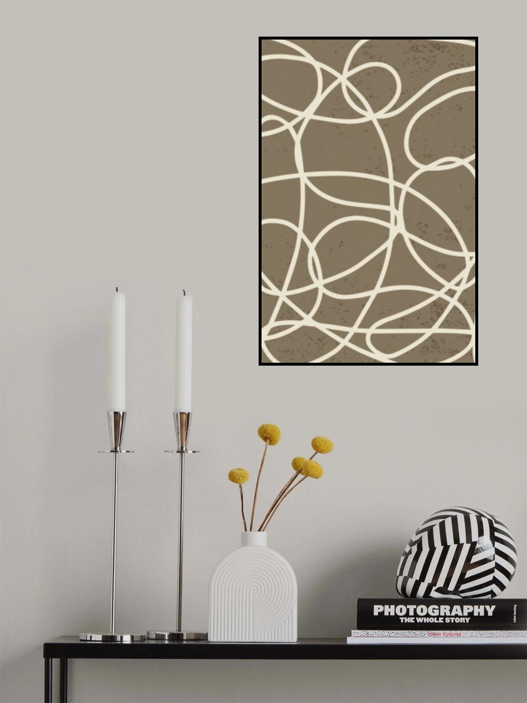 Minimal Line Series #3 Poster och Canvastavla