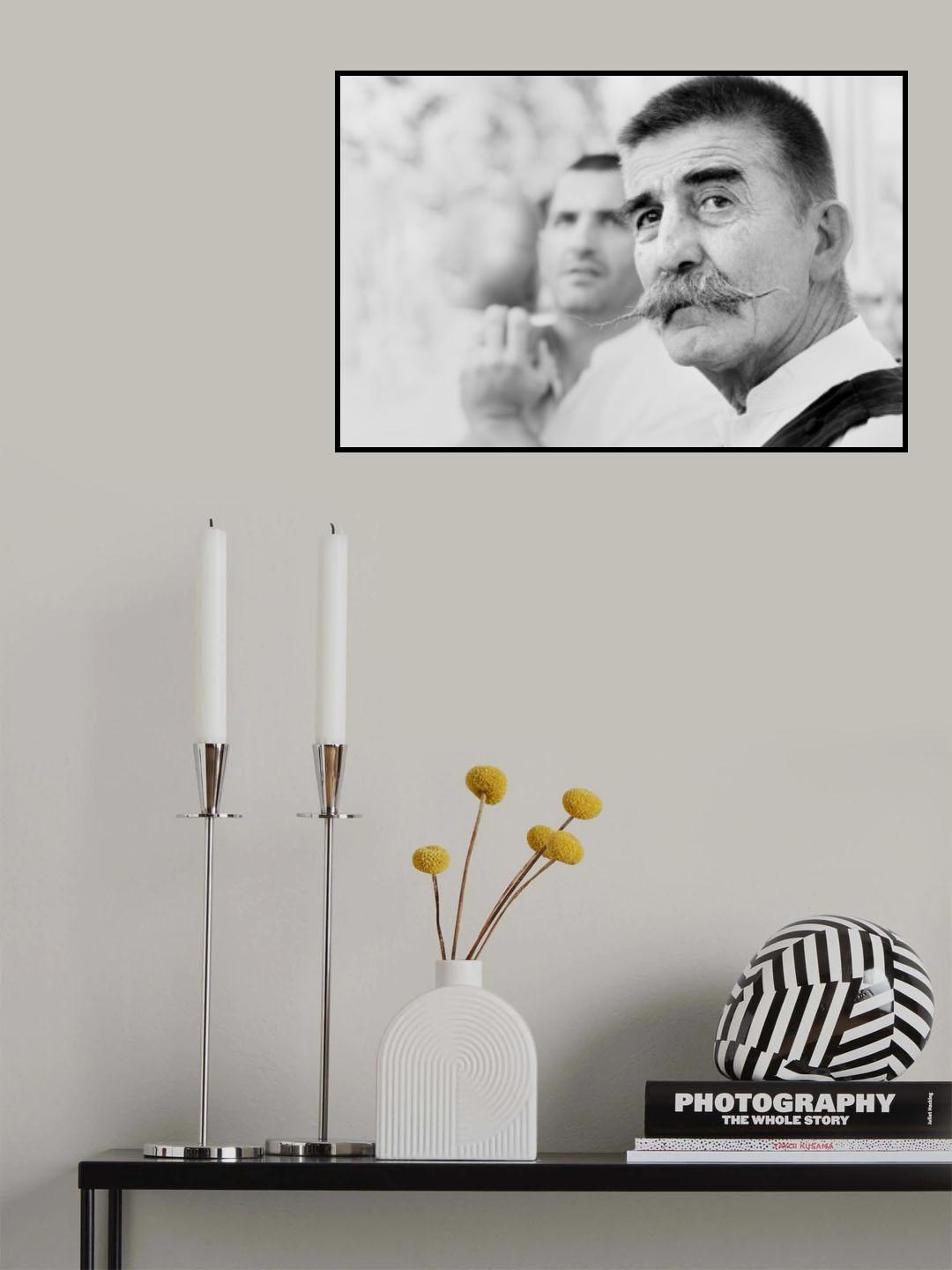 Nulvi, Candelieri. Visual inspection of the cables Poster och Canvastavla