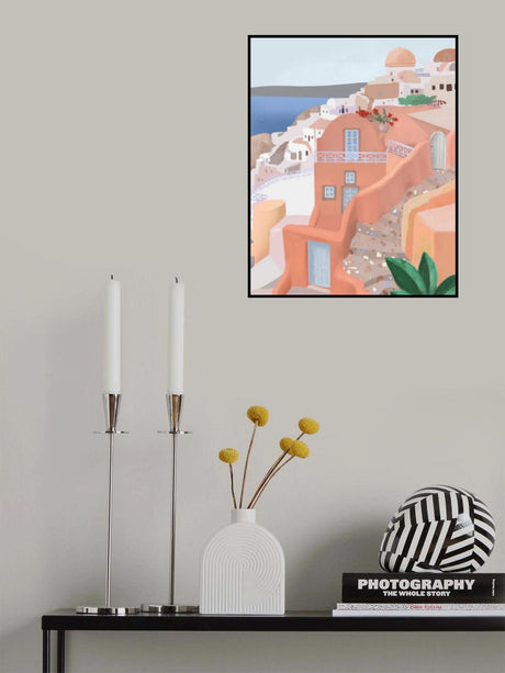 Santorini Poster och Canvastavla