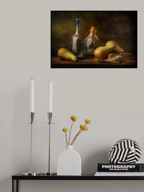 Stil-life with feather Poster och Canvastavla