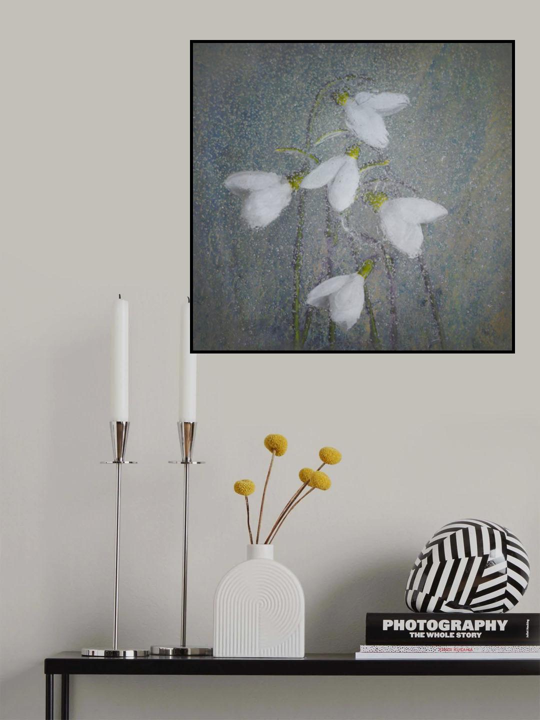 Snowdrops Poster och Canvastavla