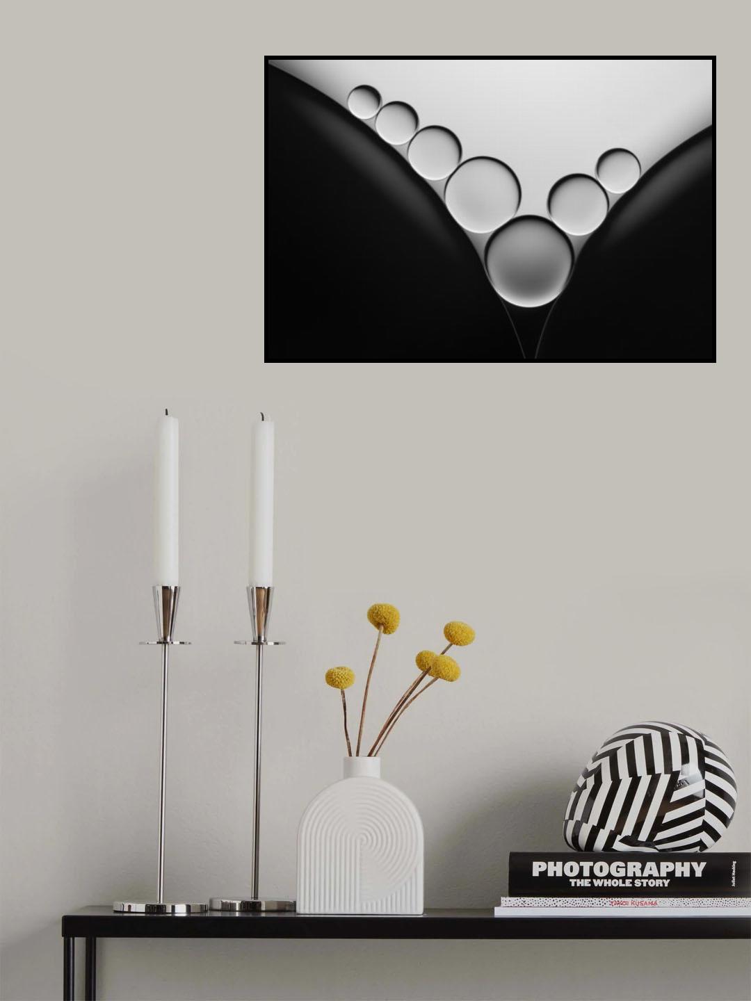 Seven in White Poster och Canvastavla