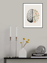 Brain Bloom Poster och Canvastavla