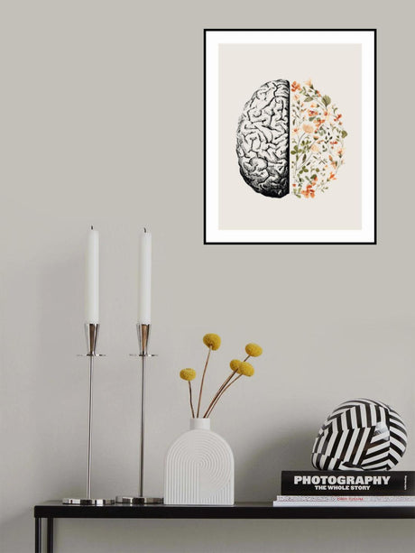 Brain Bloom Poster och Canvastavla