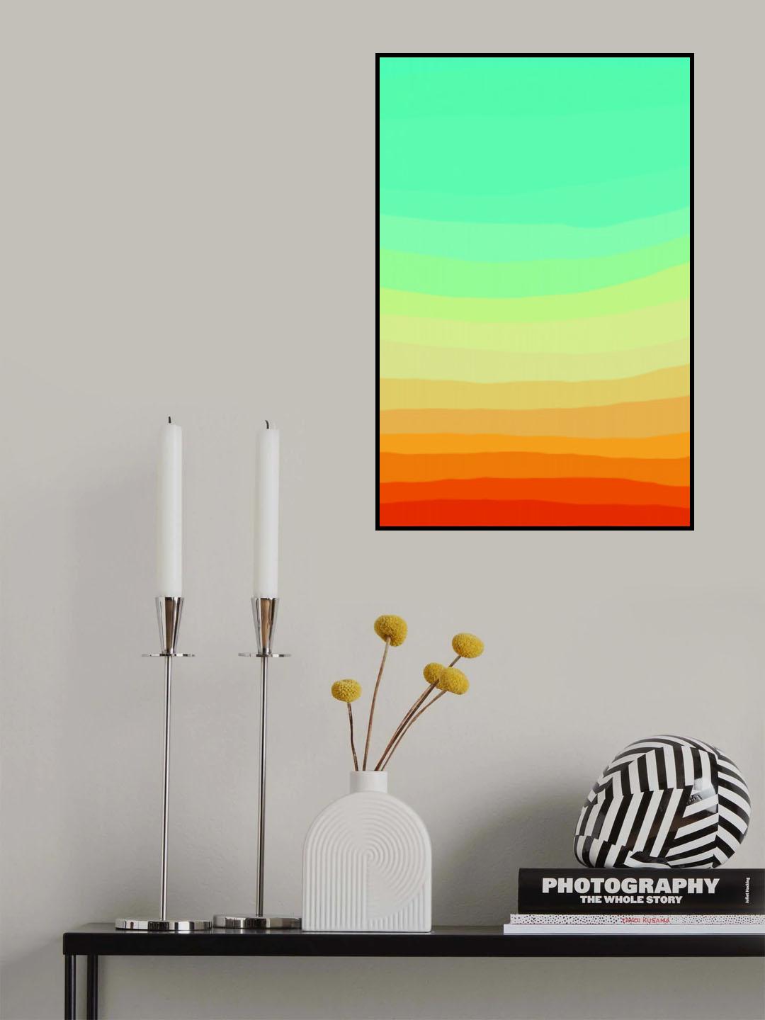 Gradient Vibes Series #1 Poster och Canvastavla