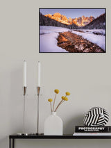 Burning Peaks Poster och Canvastavla