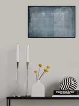 Minimal Abstract Blue 01 Poster och Canvastavla