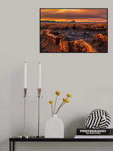 Golden Rocks Poster och Canvastavla