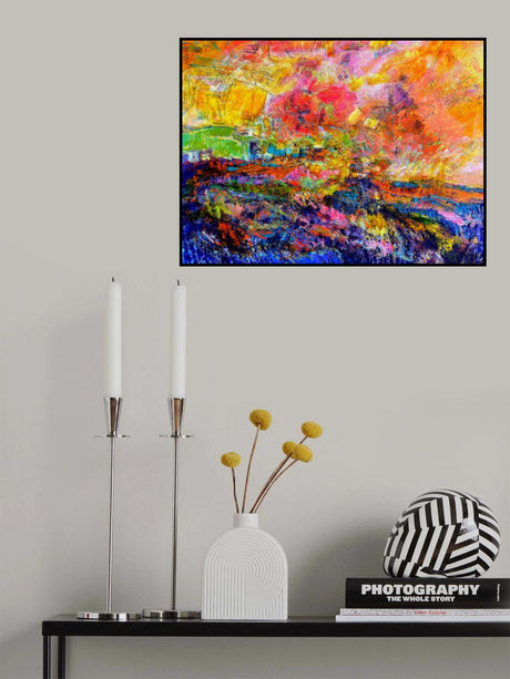 Df617and She Rose From Her Dream Into a Beautiful New Day Poster och Canvastavla