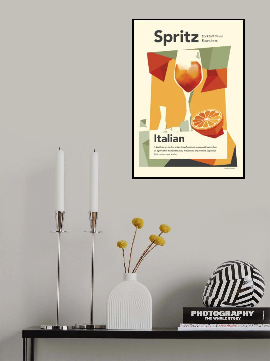 Aperol spritz print Poster och Canvastavla