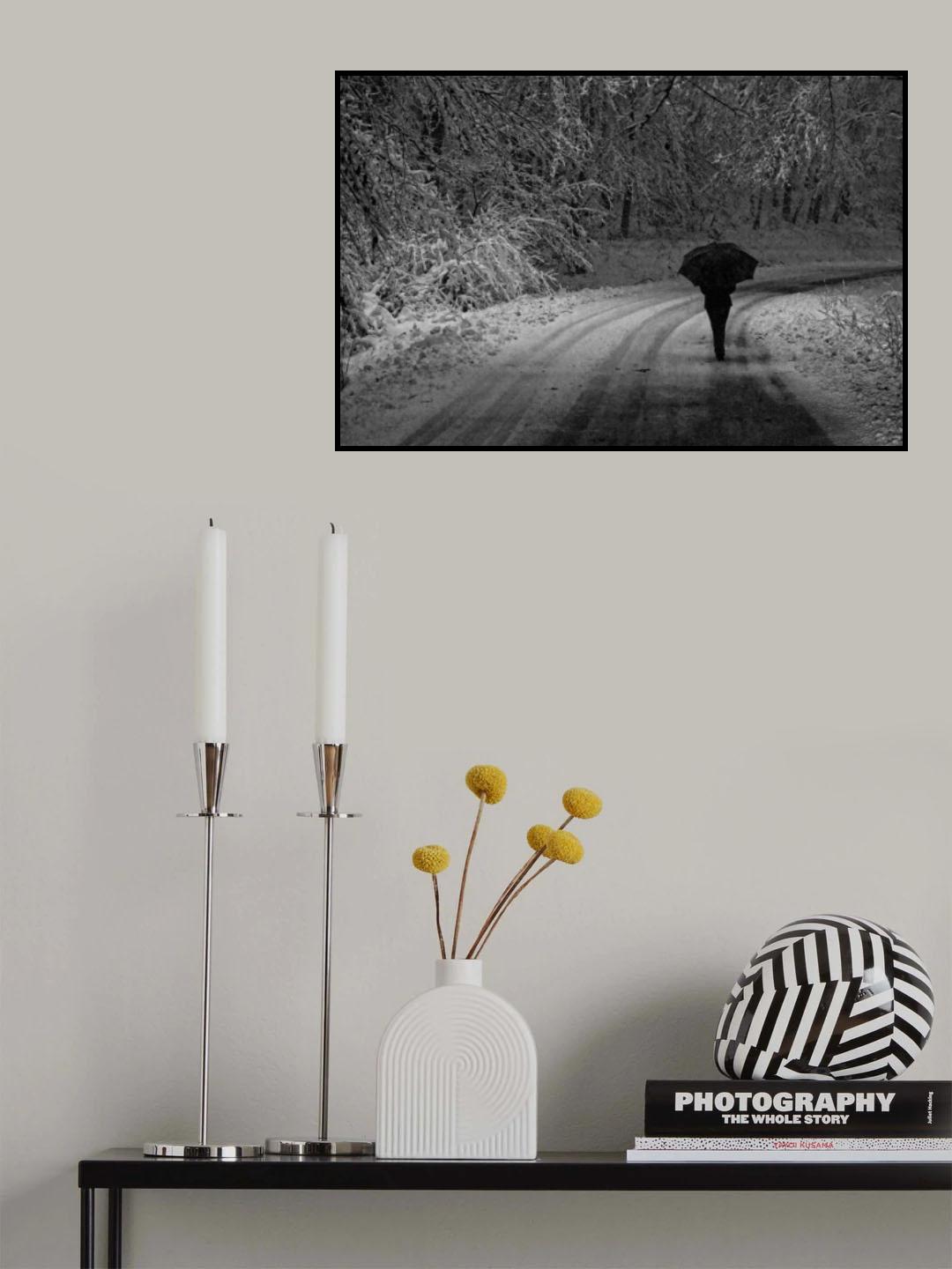 Winter VI. Poster och Canvastavla
