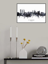 St Andrews Scotland Skyline Poster och Canvastavla