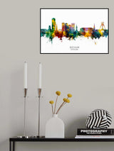 Bochum Germany Skyline Poster och Canvastavla