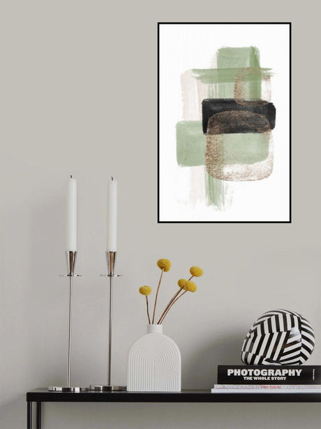 Simple Green-2 Poster och Canvastavla