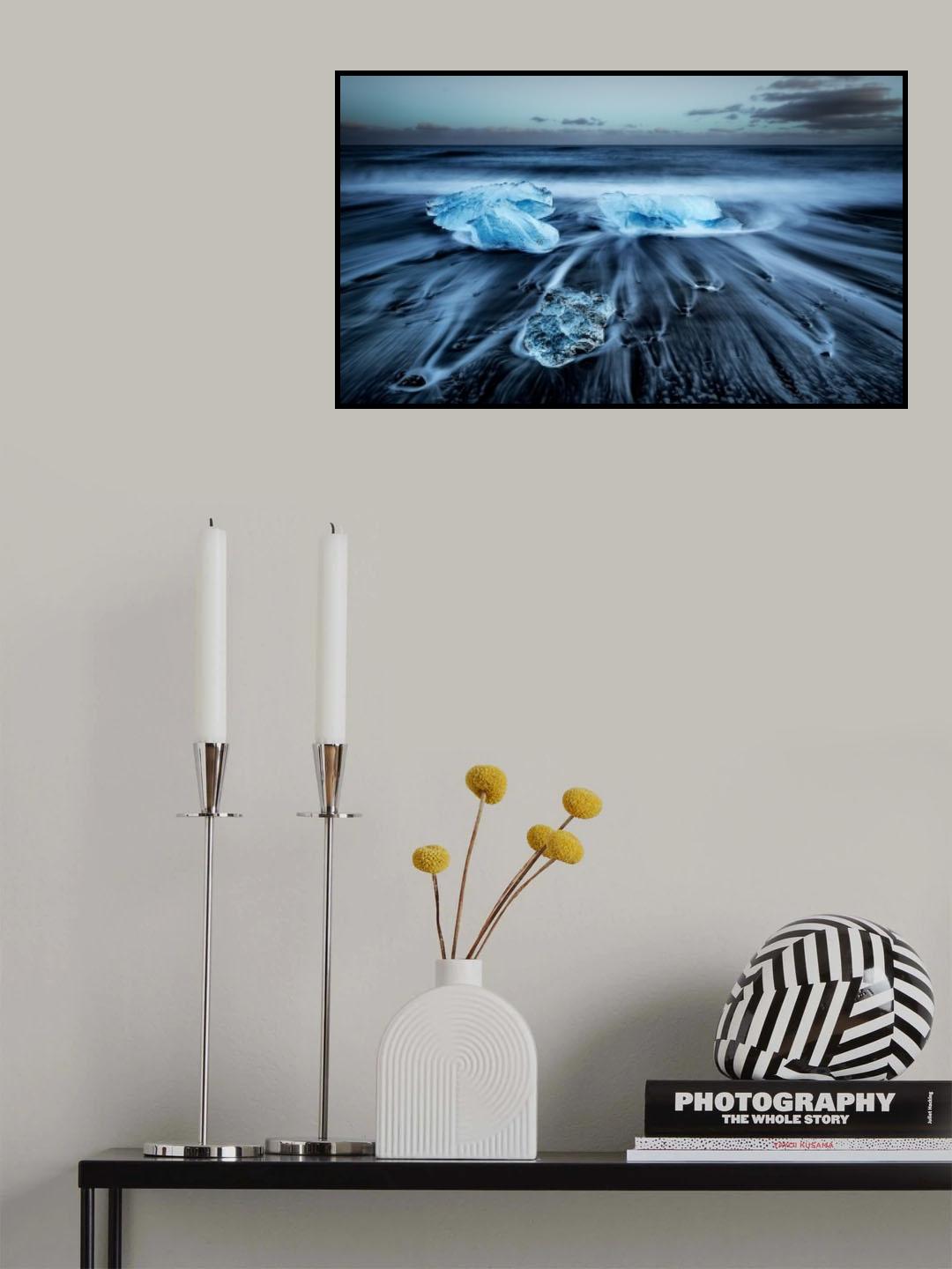 Jokulsarlon Diamonds Poster och Canvastavla