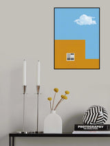 House and cloud Poster och Canvastavla