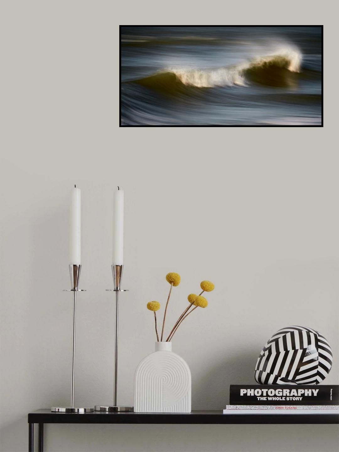 The elegance of a wave Poster och Canvastavla
