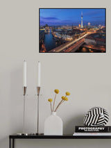 Berlin - Classic Skyline Poster och Canvastavla