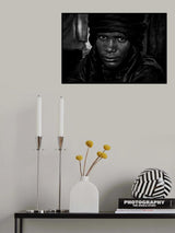 A peul man in the gerewol festival-Niger Poster och Canvastavla