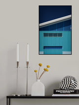 Blue White Blue White Poster och Canvastavla
