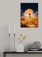 Cosmic Flower Fields Poster och Canvastavla