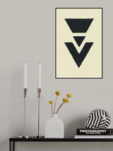 Abstract Triangles #1 Poster och Canvastavla