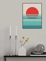 Calm Linear Sea Poster och Canvastavla