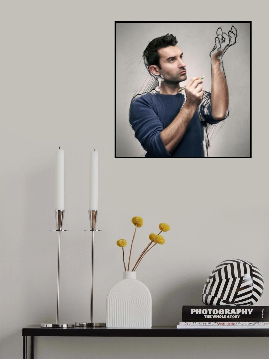 The power of the sketch Poster och Canvastavla
